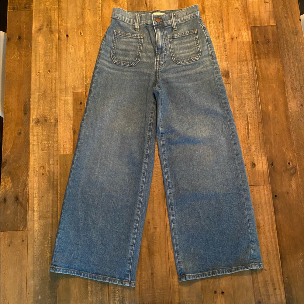 Madewell Wide-leg crop jeans